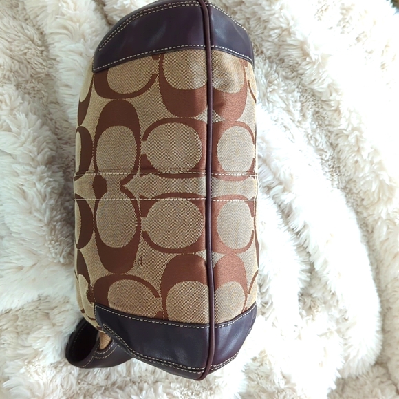 VTG COACH Signature Ergo Hobo Leather Shoulder Bag - Picture 7 of 14